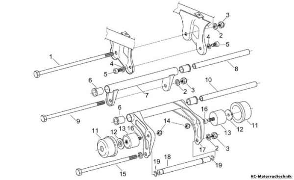 Aprilia Pleuelstange Leonardo 125-150