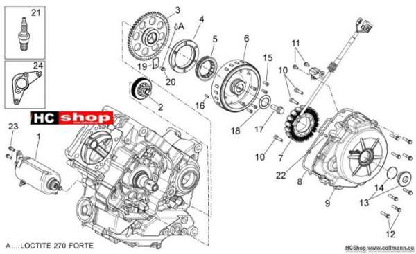 Aprilia Zündgruppe Dorsoduro 750