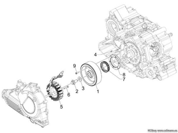 Gilera Lichtmaschine GP 800