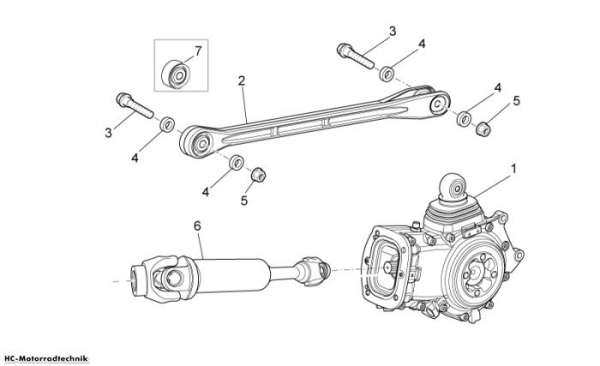 Moto Guzzi Getriebe kpl.I Griso V 8V 1200