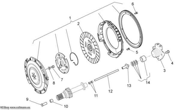 Moto Guzzi Kupplung Griso V 8V 1200