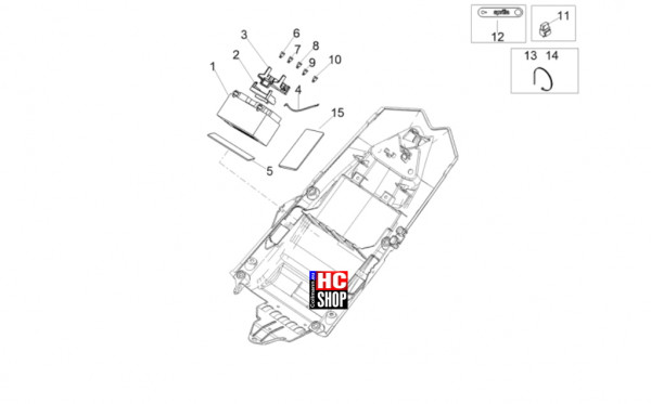 Aprilia RSV4 1100 Factory SE-09 SBK - Elektrische Anlage - Hint.Elektrische Anlage