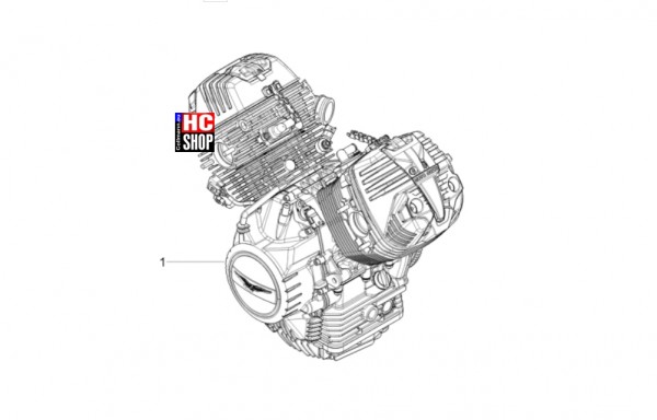 Moto Guzzi V85 TT E5 - Motor - Motor-Fertigstellung
