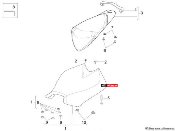 Aprilia Sitz RSV4 1000