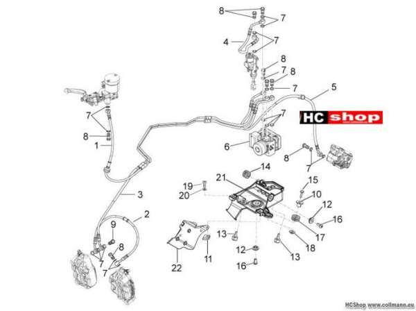 Aprilia Tuono V4 RR BREMSANLAGE ABS