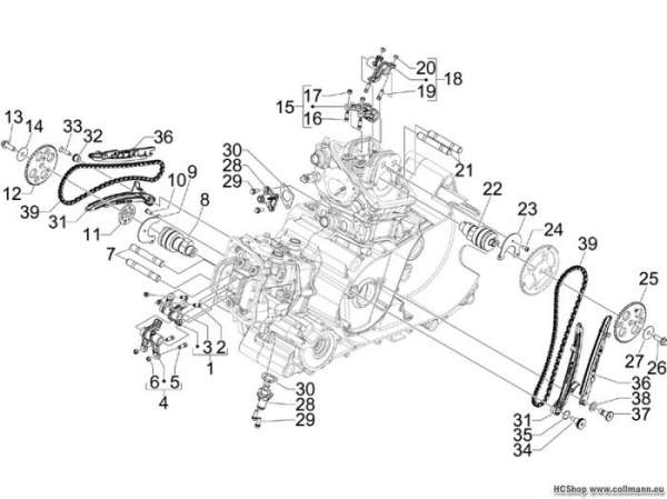 Gilera Schwinghebelhalterung GP 800