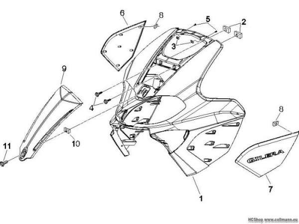 Gilera Frontschild Runner 50 SP