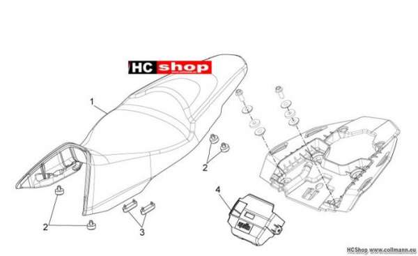 Aprilia Shiver 750 Sitz