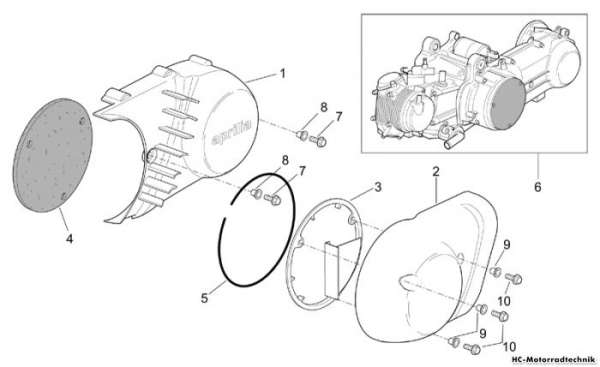 Aprilia Motor Leonardo ST eng. Yamaha 250