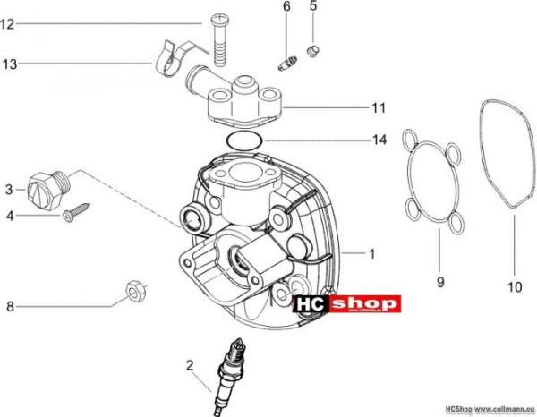Gilera Zylinderkopfabdeckung Runner 50 Purejet