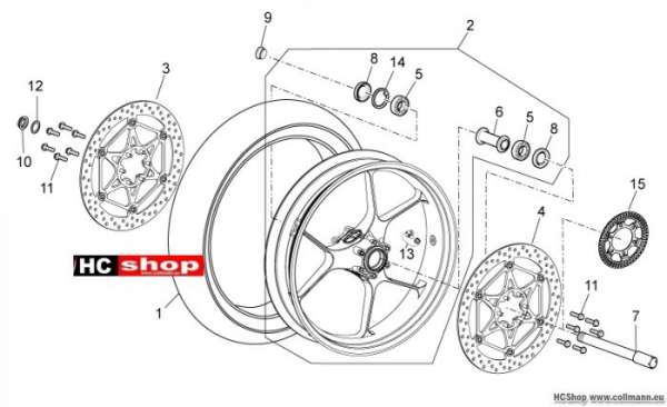 Aprilia Vorderrad RSV4 R ABS