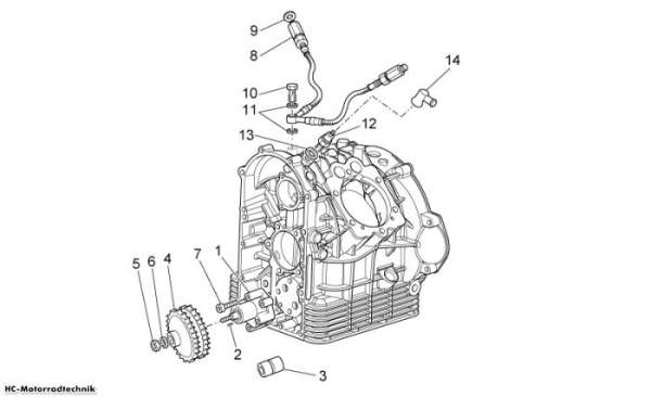 Moto Guzzi Ölpumpe I Griso V IE 850