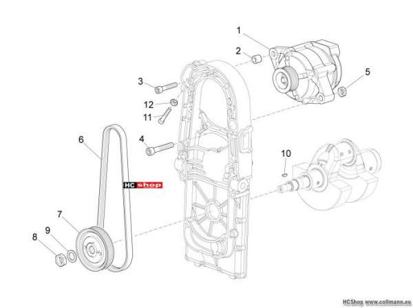 Moto Guzzi Cali 1400 SE Schwungmagnetstarter / Zündung