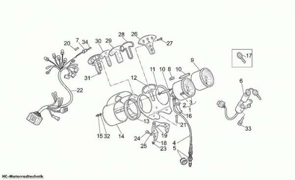 Moto Guzzi Instru.tafel California Special Sport 1100