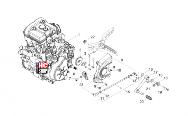 Aprilia Tuono 125 E5+ - Motor - Motor-Fertigstellung