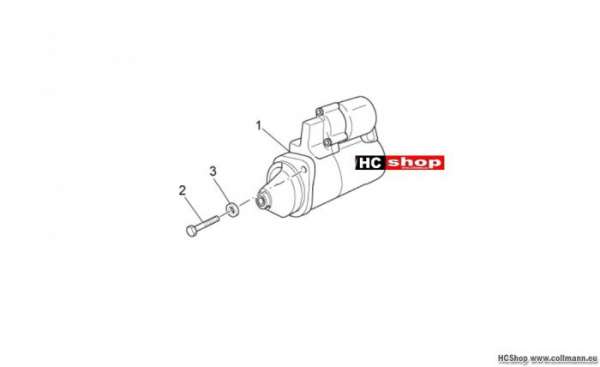 Moto Guzzi V7 Racer Startermotor