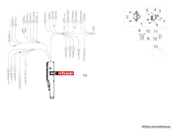 Aprilia RSV4 RR Vorder Elektrische Anlage