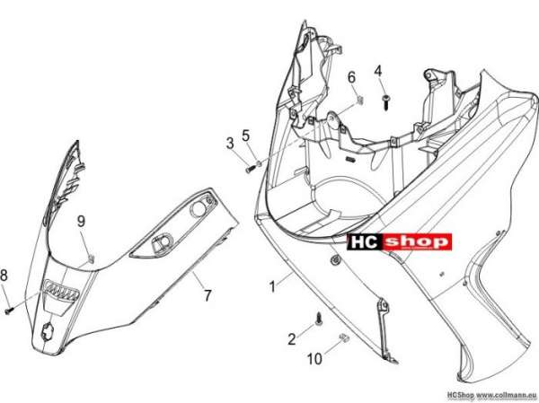 Piaggio Frontschild X8 250