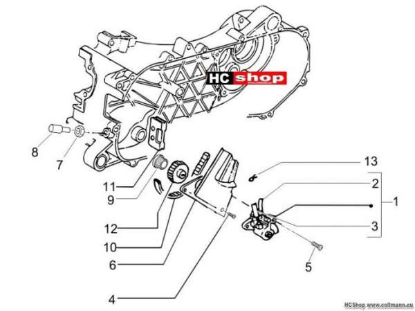 Piaggio Ölpumpe NRG 50 Purejet