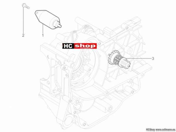 Piaggio Starter - Elektrischer starter TPH 125