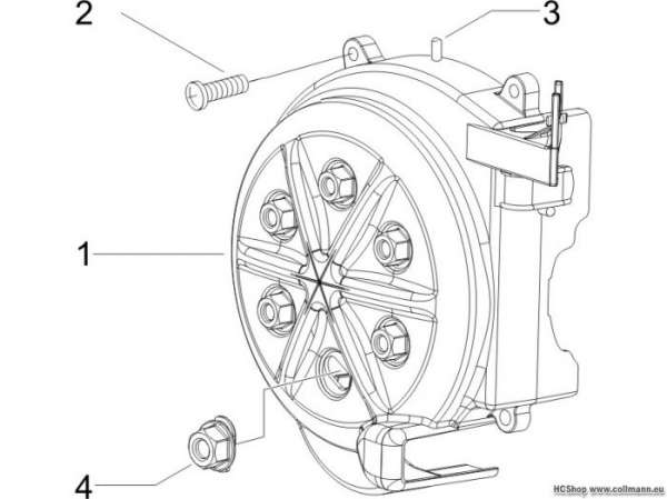 Gilera Schwungraddeckel - Ölfilter Runner 50 SP