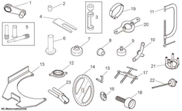 Moto Guzzi Specific tools I Stelvio 1200 NTX ABS