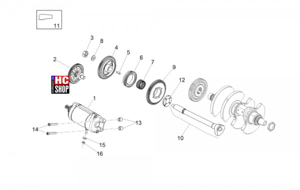 Aprilia RSV4 1100 Factory E5 - Motor - Zündung-Elektrischer Anfang