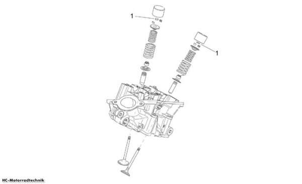 Aprilia Ventilesbeläge RST Futura 1000