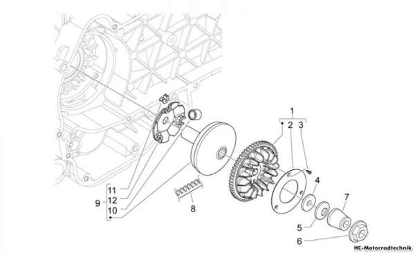 Aprilia Wandlergruppe Mojito E3 125