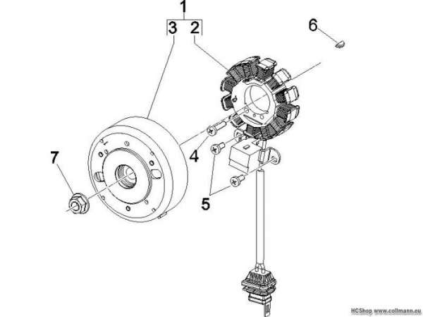 Gilera Lichtmaschine Runner 50 SP