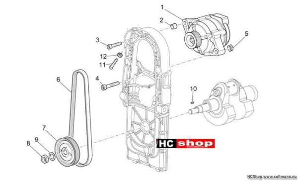 Moto Guzzi Griso 8V Stromgenerator