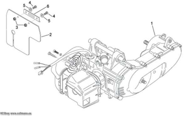 Aprilia Motor Scarabeo 2T E2 eng.Piaggio 50