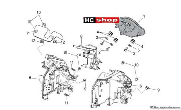 Aprilia Tuono V4 Instrumententafel