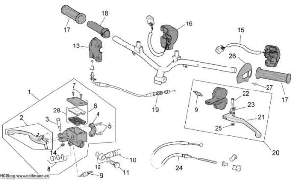 Aprilia Schaltungen Scarabeo 50 4T NET