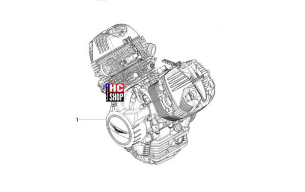 Moto Guzzi V85 TT Strada E5 - Motor - Motor-Fertigstellung
