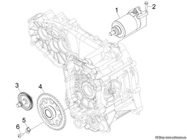 Piaggio Starter - Elektrischer starter MP3 125 ie