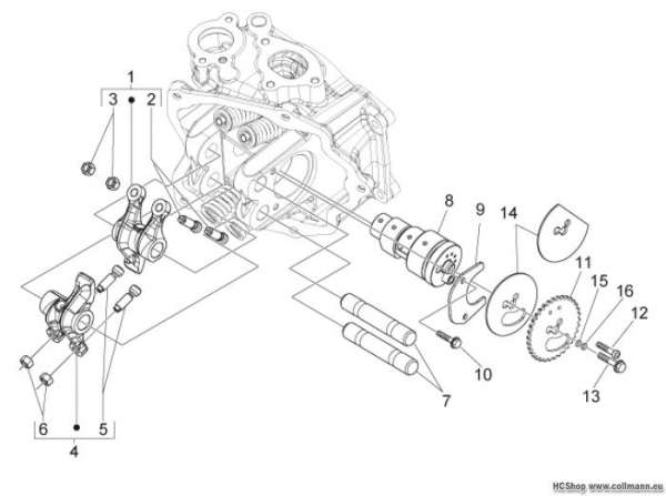 Gilera Schwinghebelhalterung Runner 125 ST