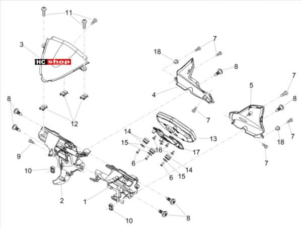 Aprilia Tuono V4 Factory 1100 Superpole Instrumententafel