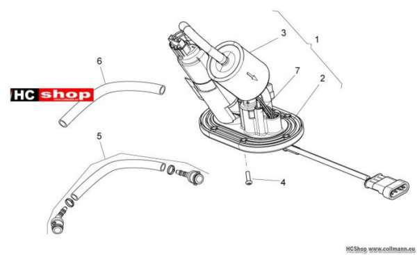 Aprilia Kraftstoffpumpe Dorsoduro 750