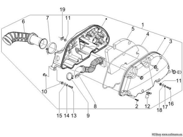 Piaggio Luftfilter MP3 125