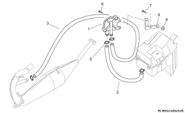Aprilia Secondary air RS 50