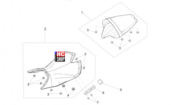 Aprilia RS 660 Factory E5+ - Aufbau - Sitz