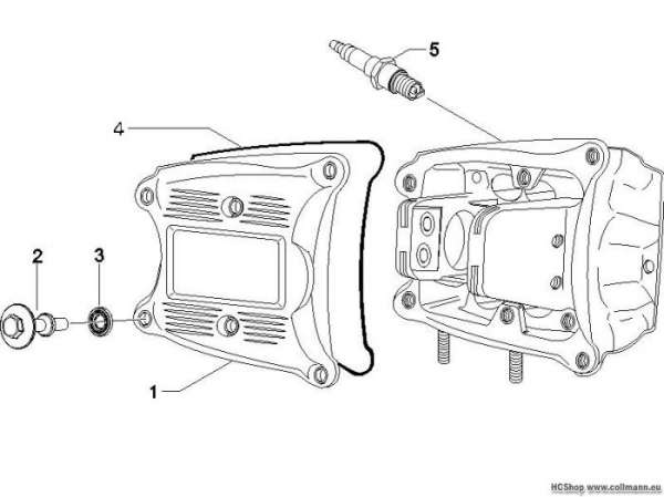 Gilera Zylinderkopfabdeckung Nexus 500