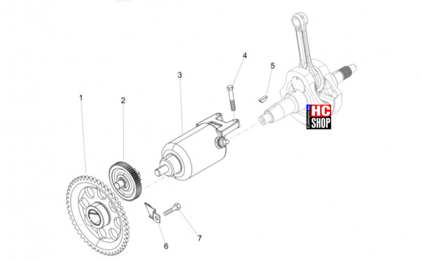 Aprilia SX 125 E5+ - Motor - Zündung-Elektrischer Anfang